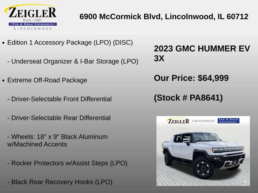 Used 2023 GMC Hummer EV Edition 1 AWD/4WD image 12