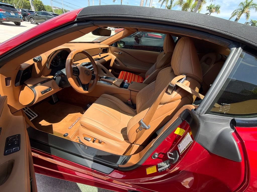 Certified 2021 Lexus LC 500 Convertible w/ Touring Package RWD image 2