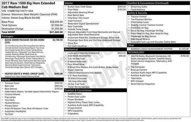 Used 2017 RAM 1500 Big Horn image 7