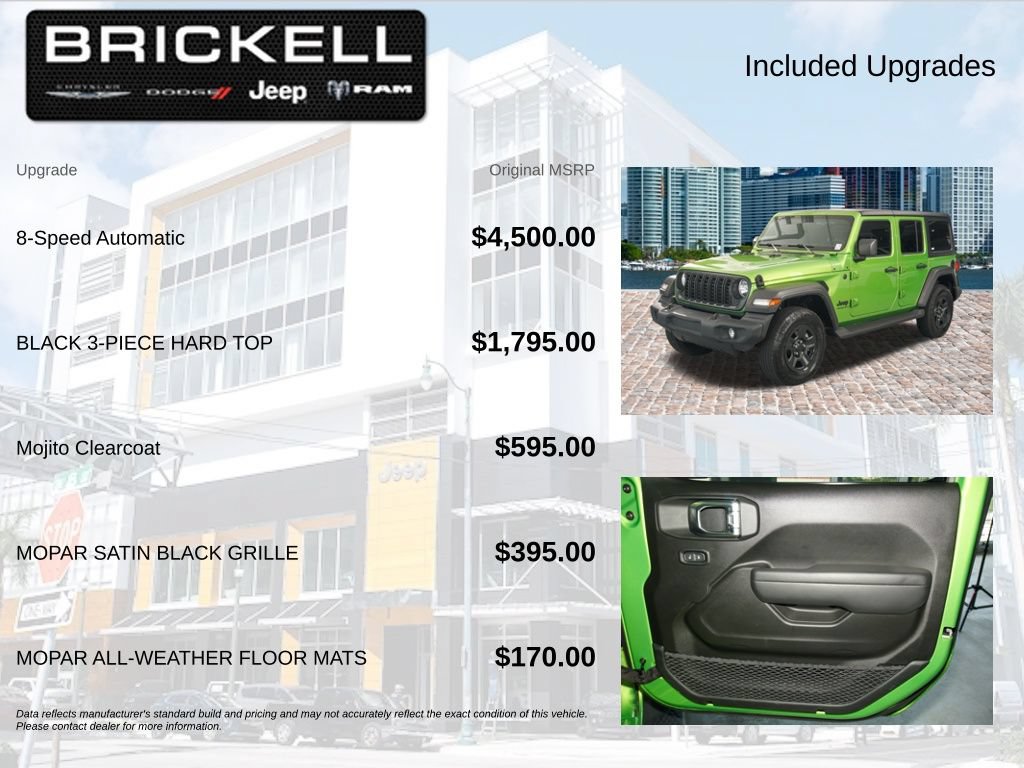 Used 2025 Jeep Wrangler Unlimited Sport AWD/4WD image 5