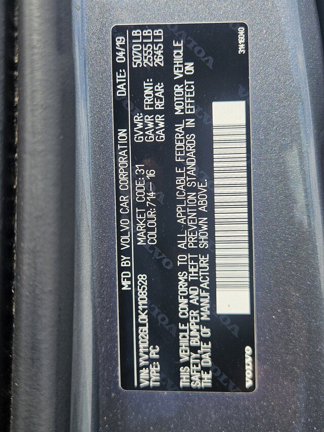 Used 2019 Volvo V90 T5 Inscription FWD image 32