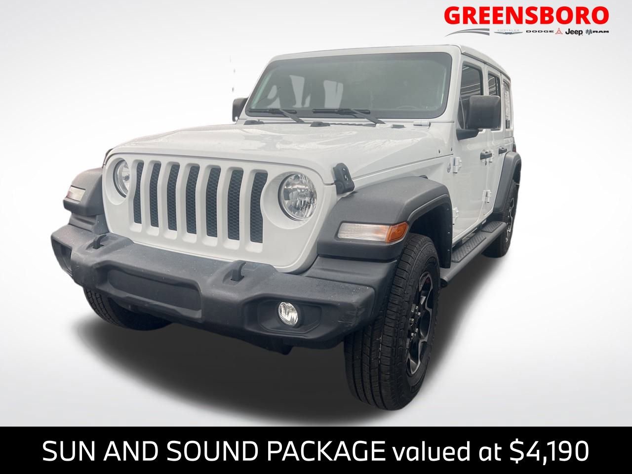 Used 2021 Jeep Wrangler Unlimited Sport w/ Sun And Sound Package image 1