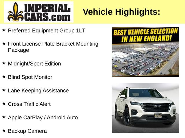 Used 2023 Chevrolet Traverse LT w/ Midnight/Sport Edition AWD/4WD image 8