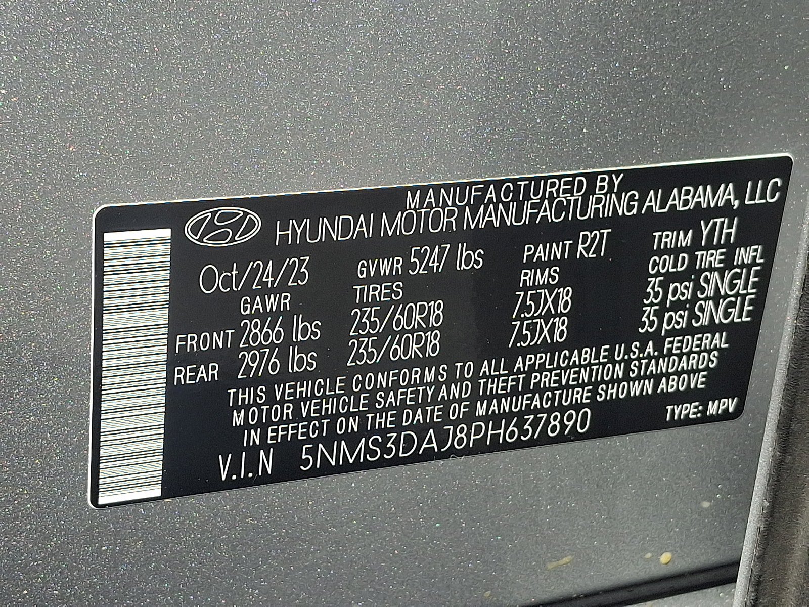 Certified 2023 Hyundai Santa Fe SEL w/ Premium Package AWD/4WD image 30