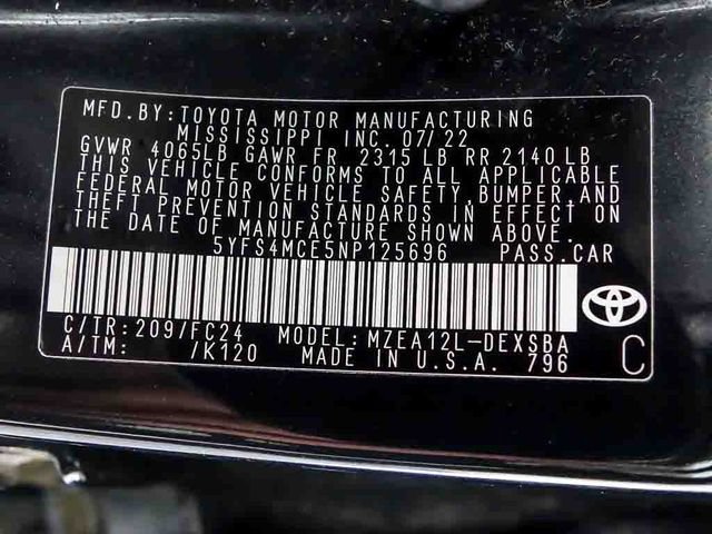 Used 2022 Toyota Corolla SE FWD image 30
