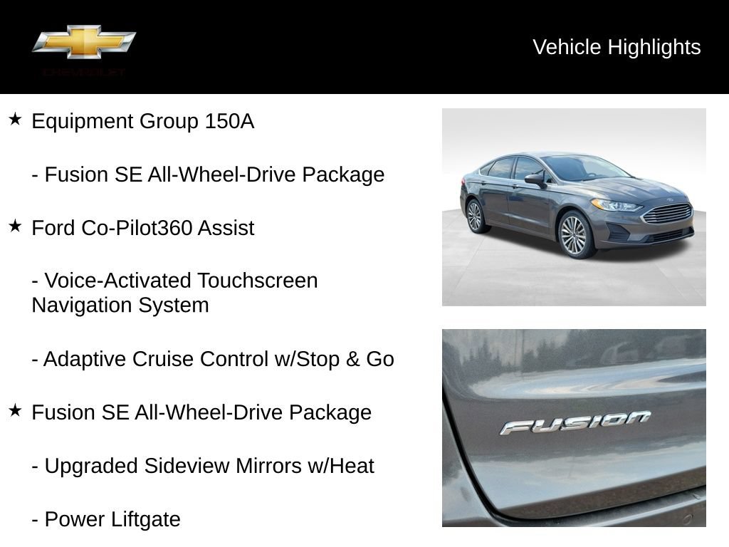Used 2020 Ford Fusion SE AWD/4WD image 17