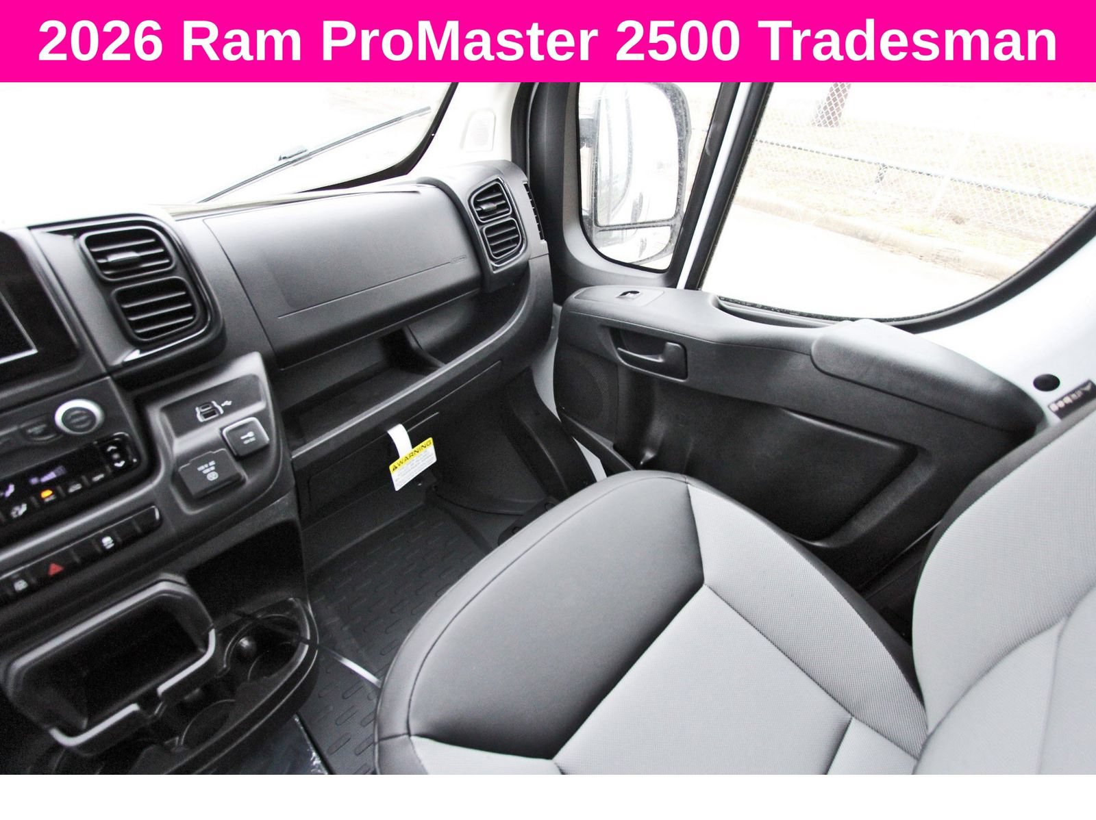 New 2026 RAM ProMaster 2500 w/ Power Group FWD image 10