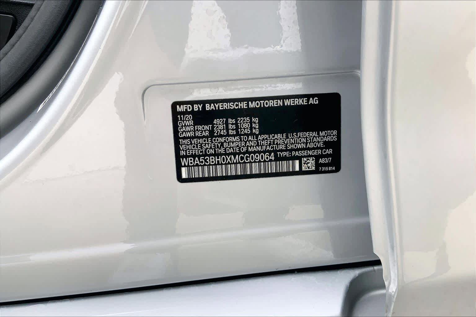 Used 2021 BMW 530i w/ Premium Package RWD image 29
