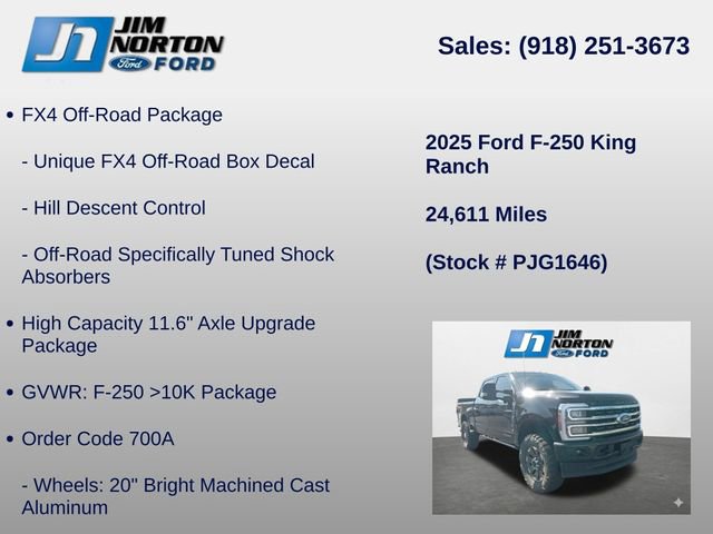 Used 2025 Ford F250 King Ranch AWD/4WD image 8