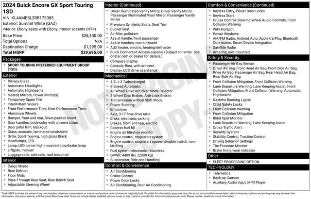 Used 2024 Buick Encore GX Sport Touring image 26