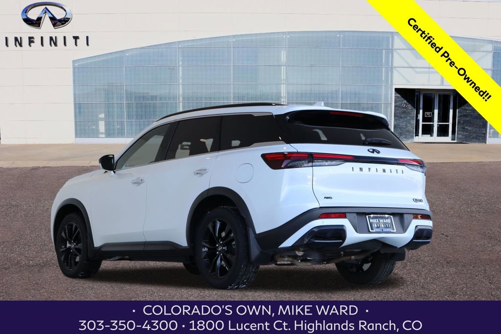 Certified 2025 INFINITI QX60 Luxe w/ Black Edition image 3