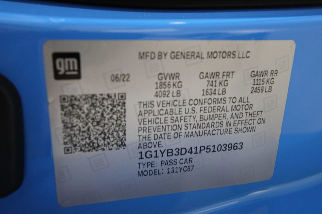 Used 2023 Chevrolet Corvette Stingray Preferred Conv w/ Battery Protection Package image 43