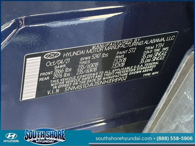 Certified 2022 Hyundai Santa Fe SE AWD/4WD image 20