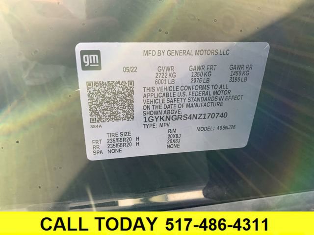 Certified 2022 Cadillac XT5 Sportv w/ LPO, Floor Liner Package image 36