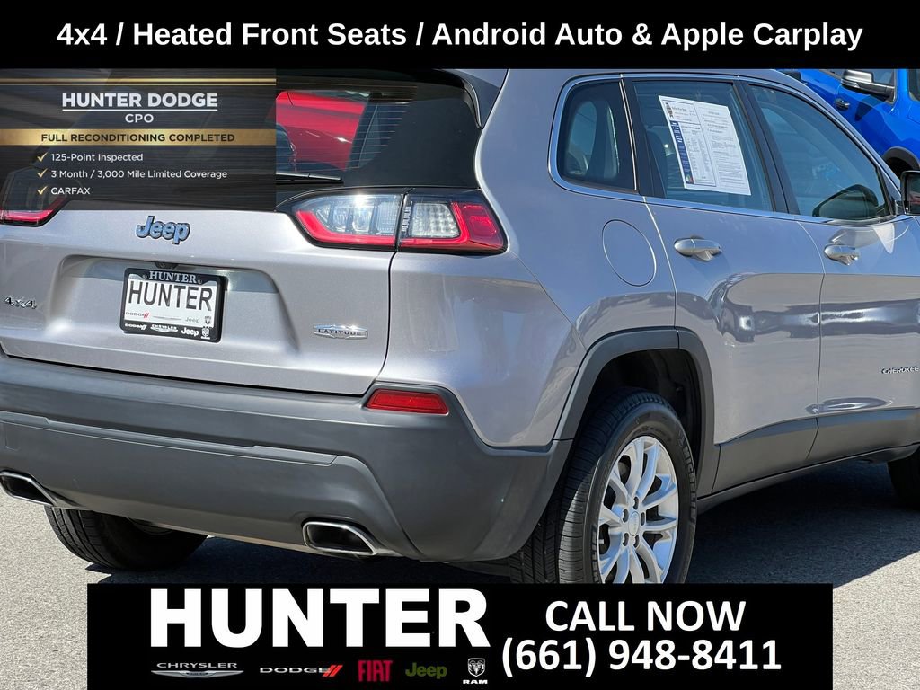 Certified 2019 Jeep Cherokee Latitude w/ Cold Weather Group AWD/4WD image 8