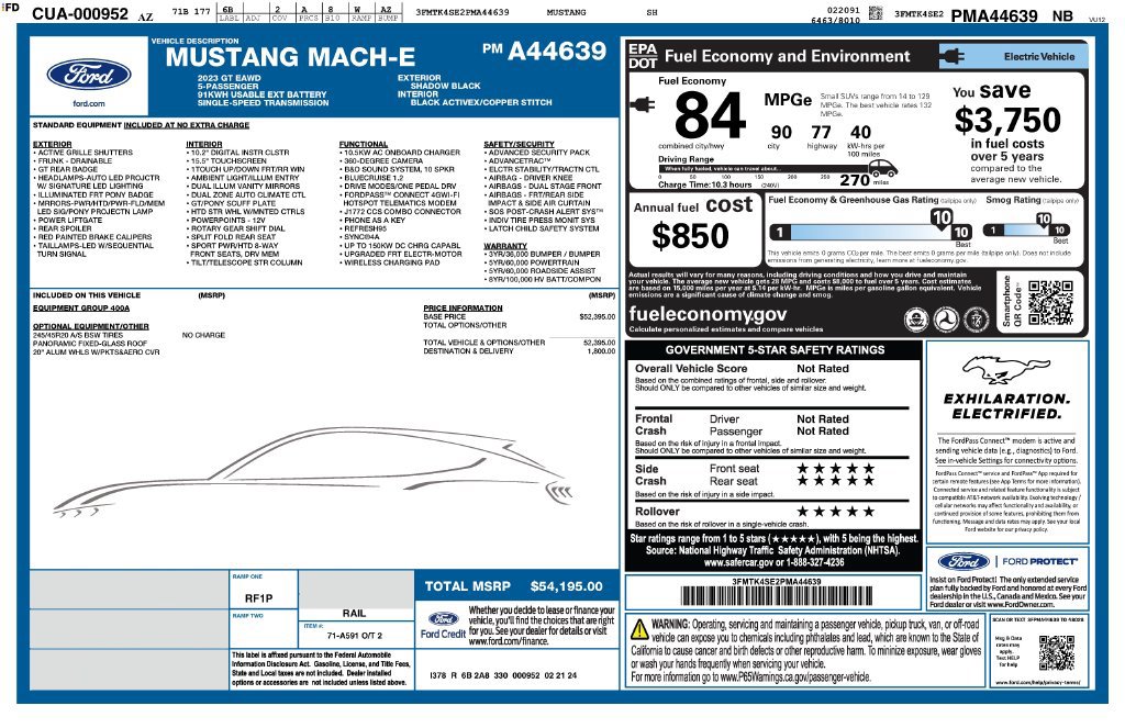 Used 2023 Ford Mustang Mach-E GT AWD/4WD image 3