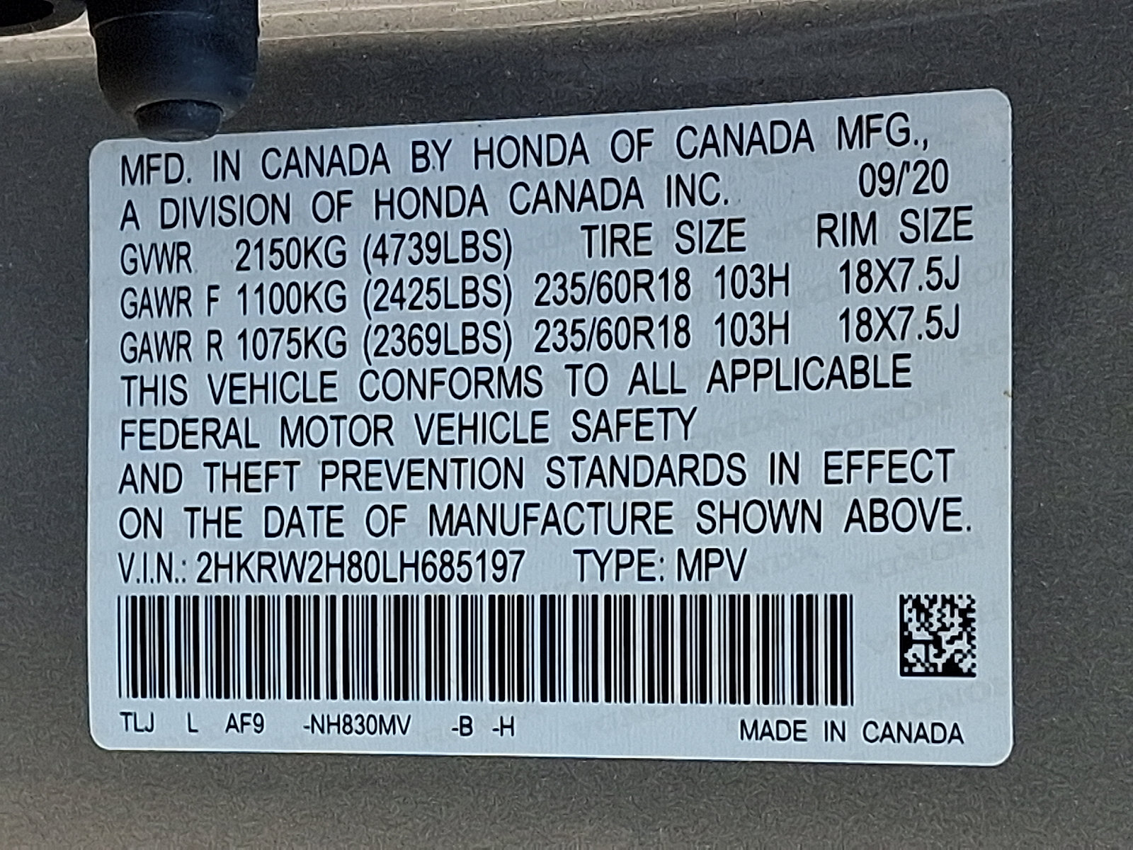 Used 2020 Honda CR-V EX-L image 29