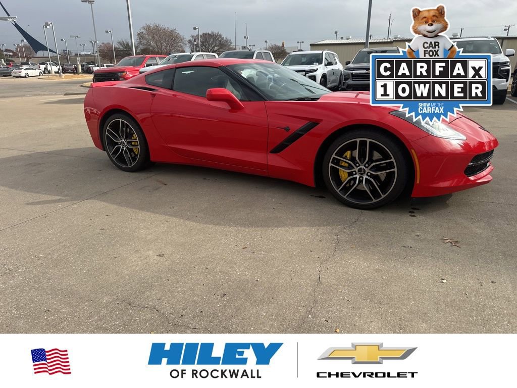 Used 2019 Chevrolet Corvette Stingray Coupe w/ Carbon Flash Badge Package image 1