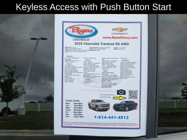 Used 2025 Chevrolet Traverse RS AWD/4WD image 12