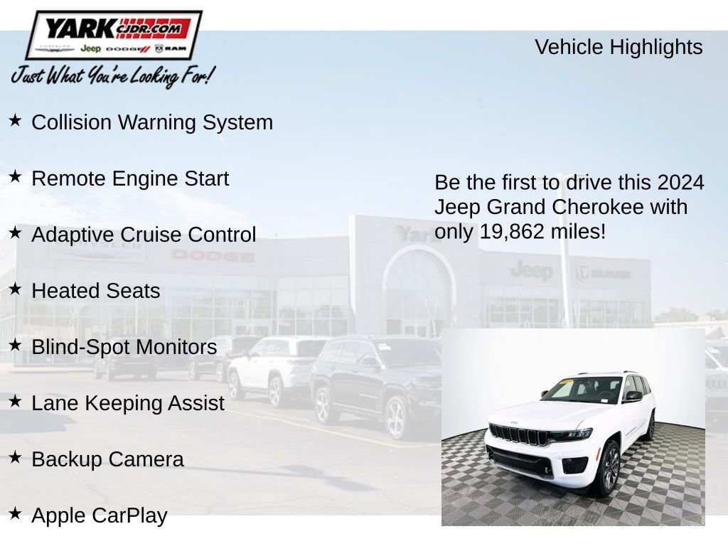 Certified 2024 Jeep Grand Cherokee Overland image 12