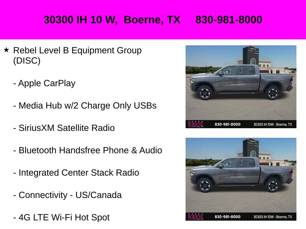 Used 2022 RAM 1500 Rebel w/ Rebel Level B Equipment Group AWD/4WD image 19