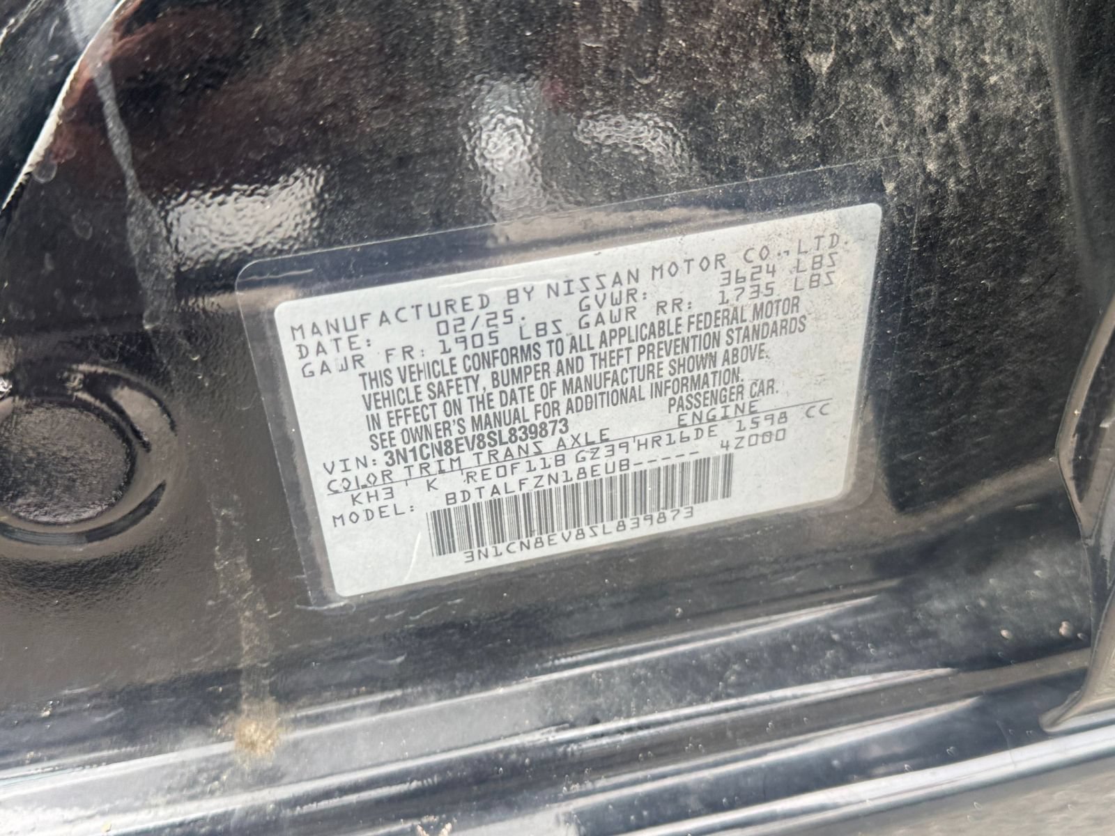 Used 2025 Nissan Versa SV FWD image 26