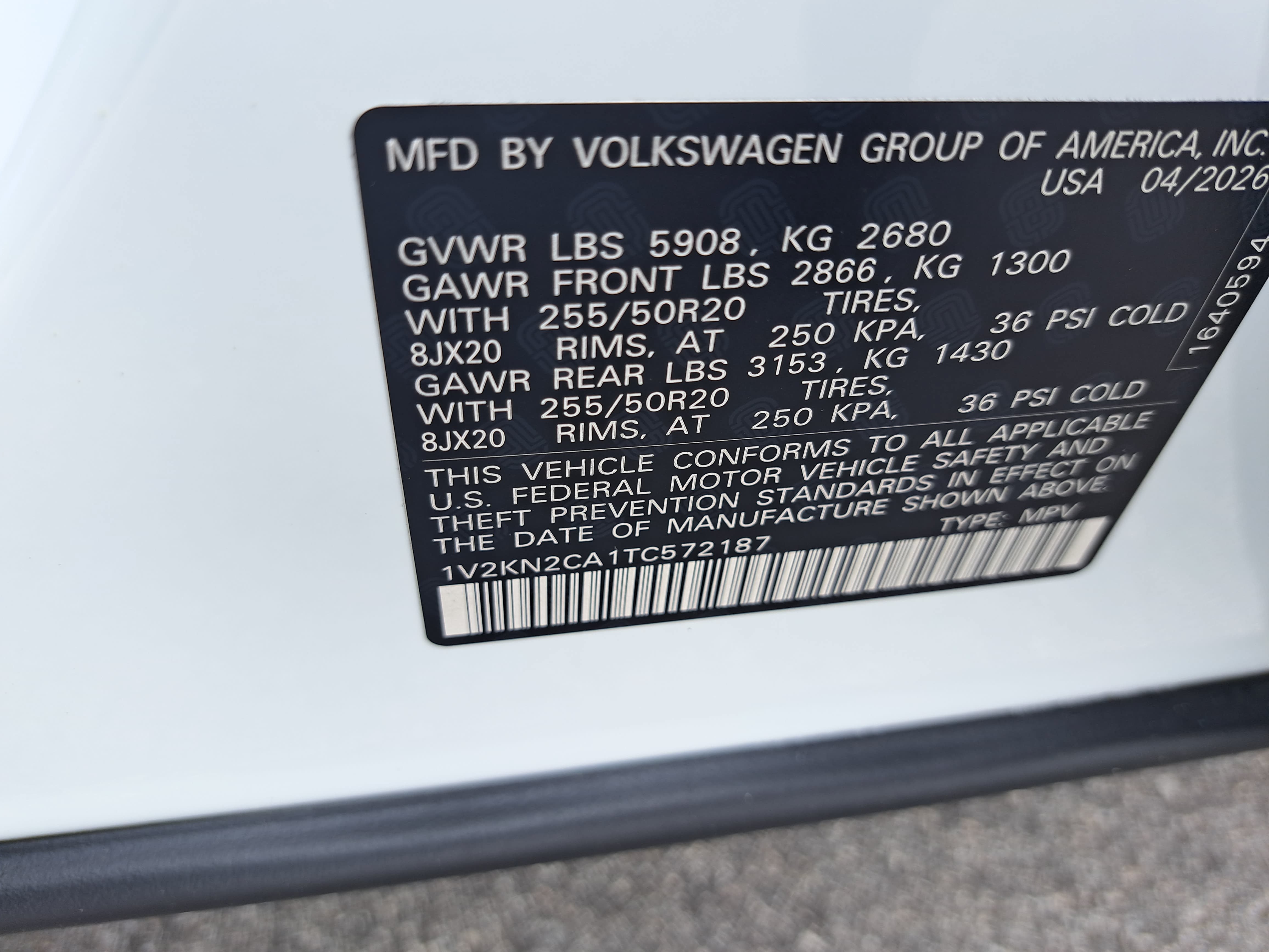 New 2026 Volkswagen Atlas SE AWD/4WD image 35
