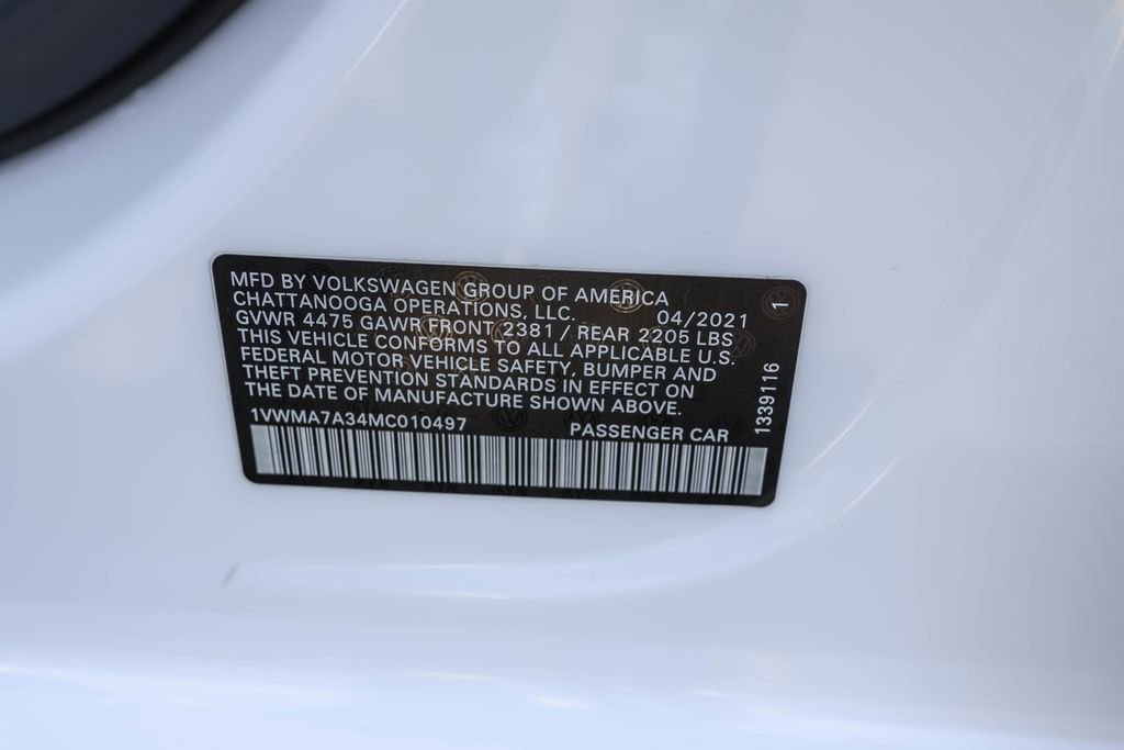 Used 2021 Volkswagen Passat 2.0T R-Line image 37