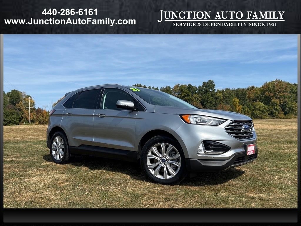 Used 2021 Ford Edge Titanium w/ Class II Trailer Tow Package