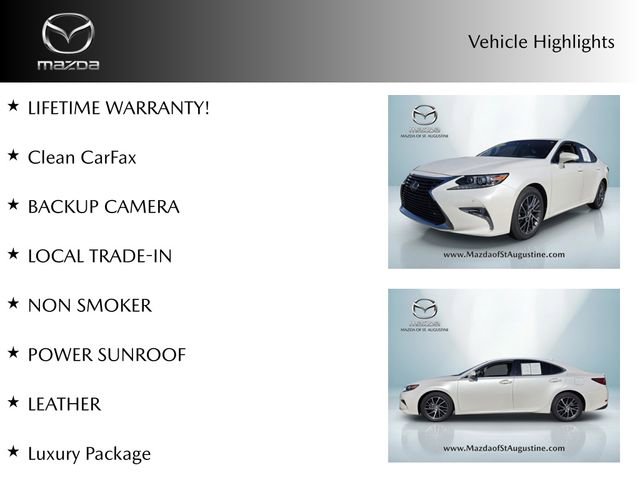 Used 2017 Lexus ES 350 w/ Luxury Package FWD image 2
