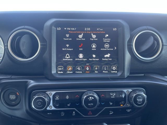 Used 2021 Jeep Wrangler Unlimited Sahara w/ Uconnect 4C Nav & Sound Group AWD/4WD image 25