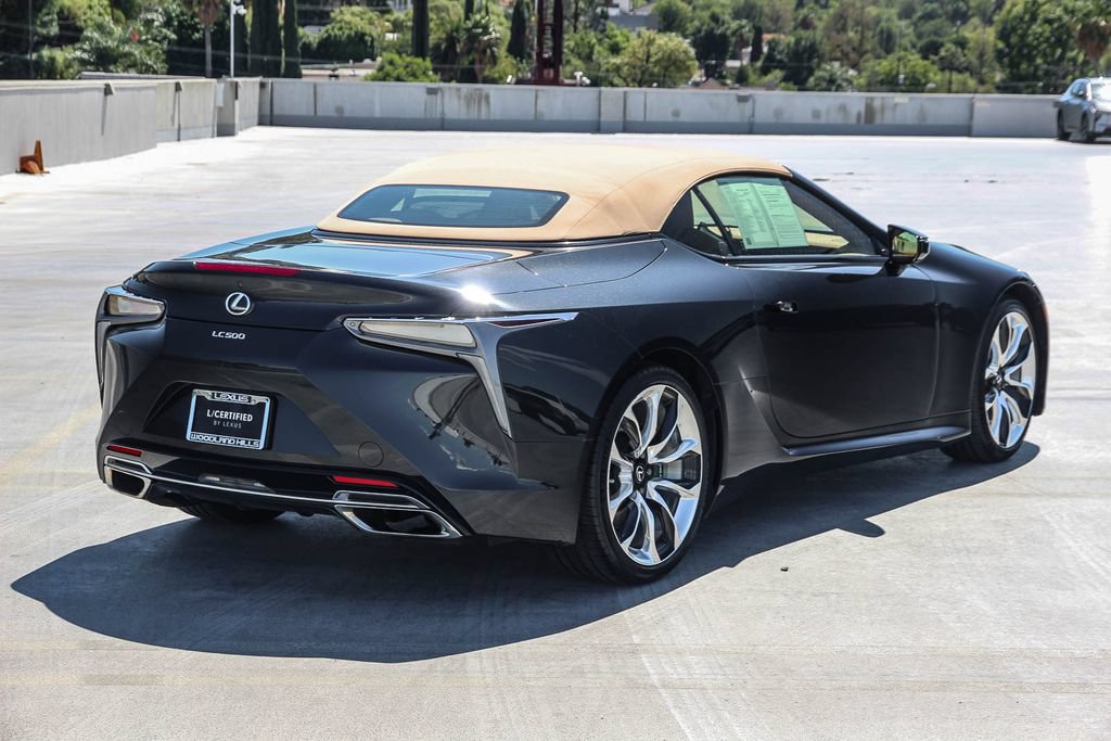 Certified 2021 Lexus LC 500 Convertible w/ Touring Package RWD image 5
