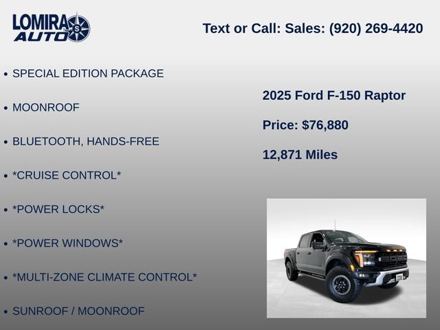 Used 2025 Ford F150 Raptor AWD/4WD image 14