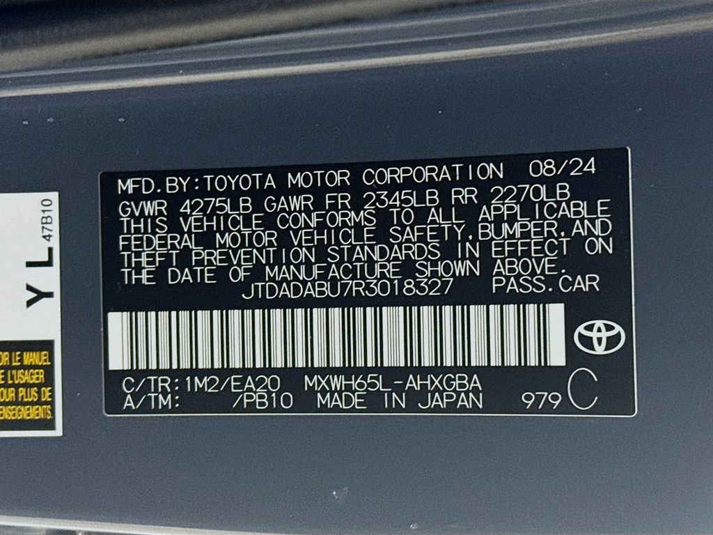Used 2024 Toyota Prius XLE AWD/4WD image 33