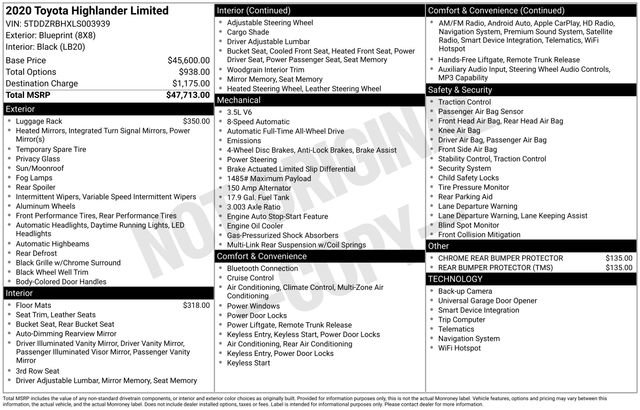 Used 2020 Toyota Highlander Limited image 10