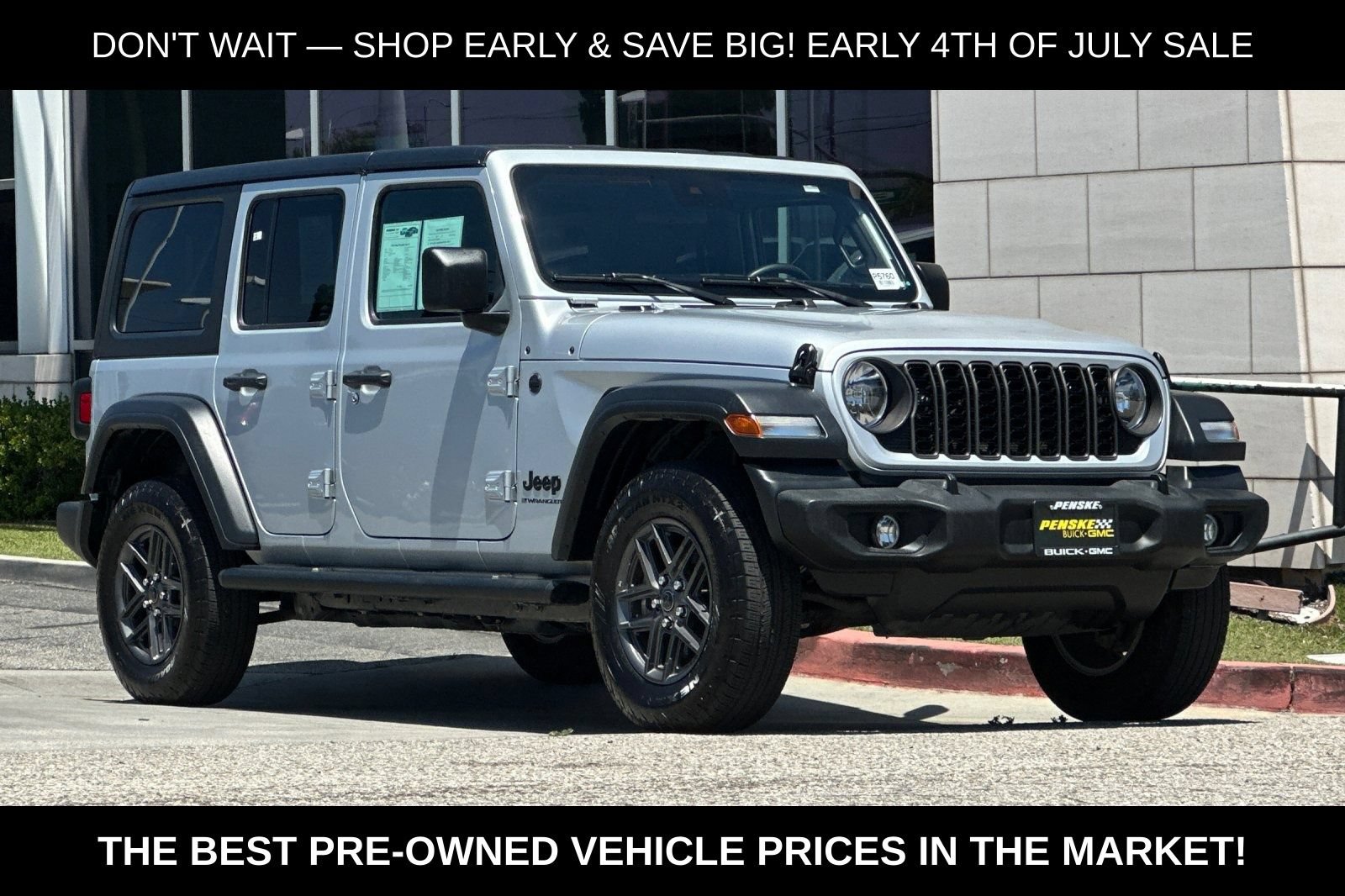 Used 2024 Jeep Wrangler Unlimited Sport AWD/4WD image 1