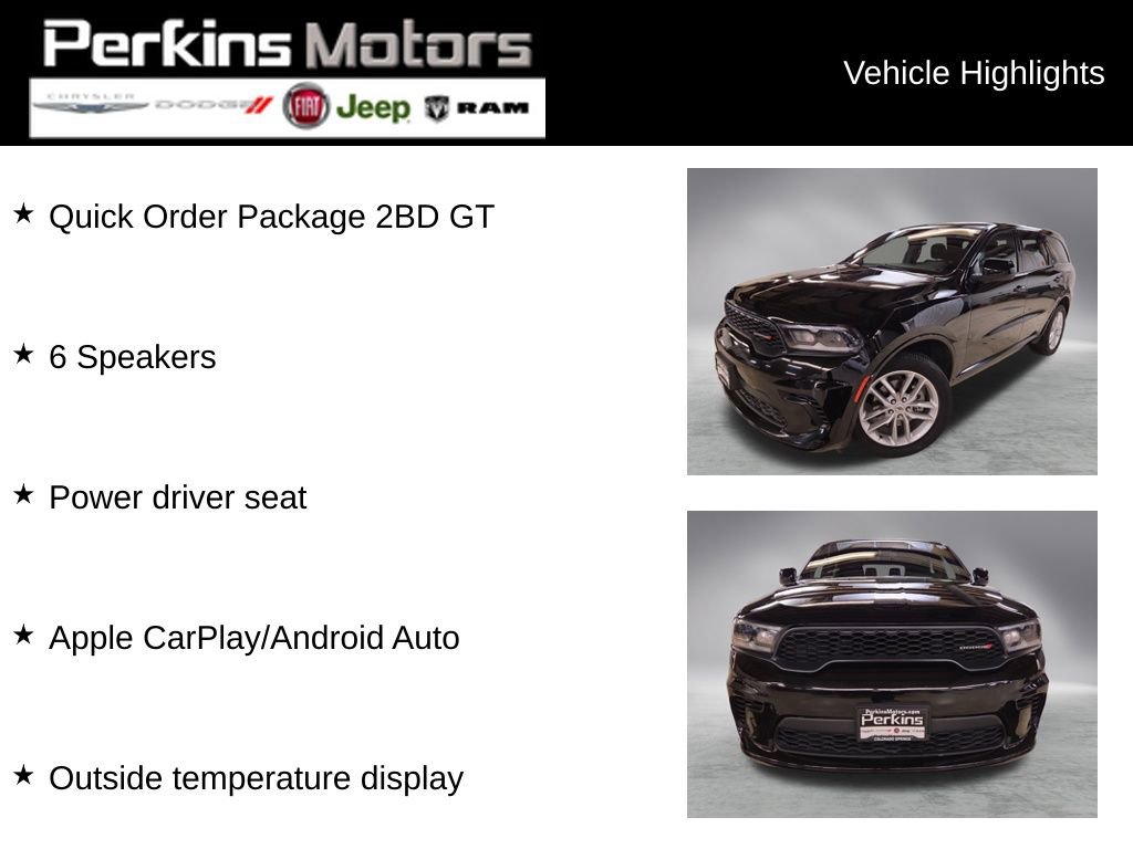 Certified 2025 Dodge Durango GT image 2