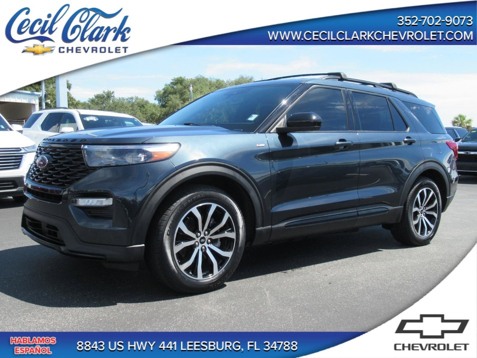 Used 2022 Ford Explorer ST-Line w/ Class IV Trailer Tow Package RWD image 1
