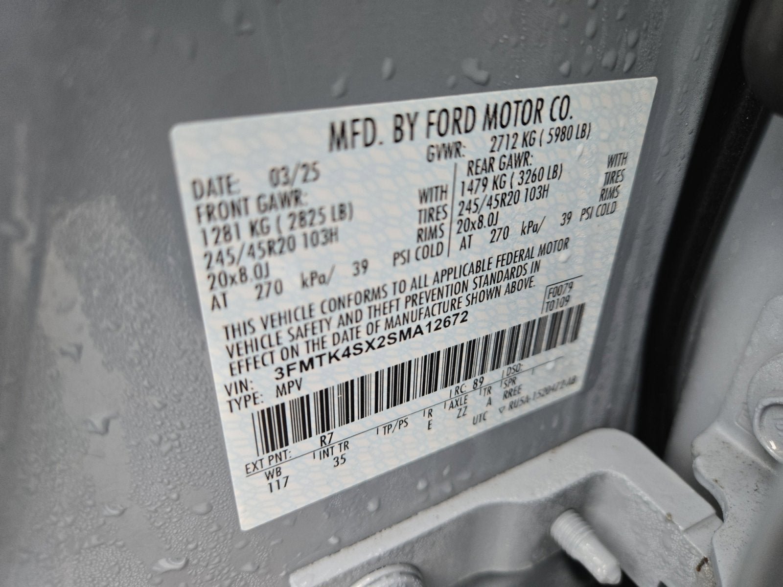 Certified 2025 Ford Mustang Mach-E GT image 28