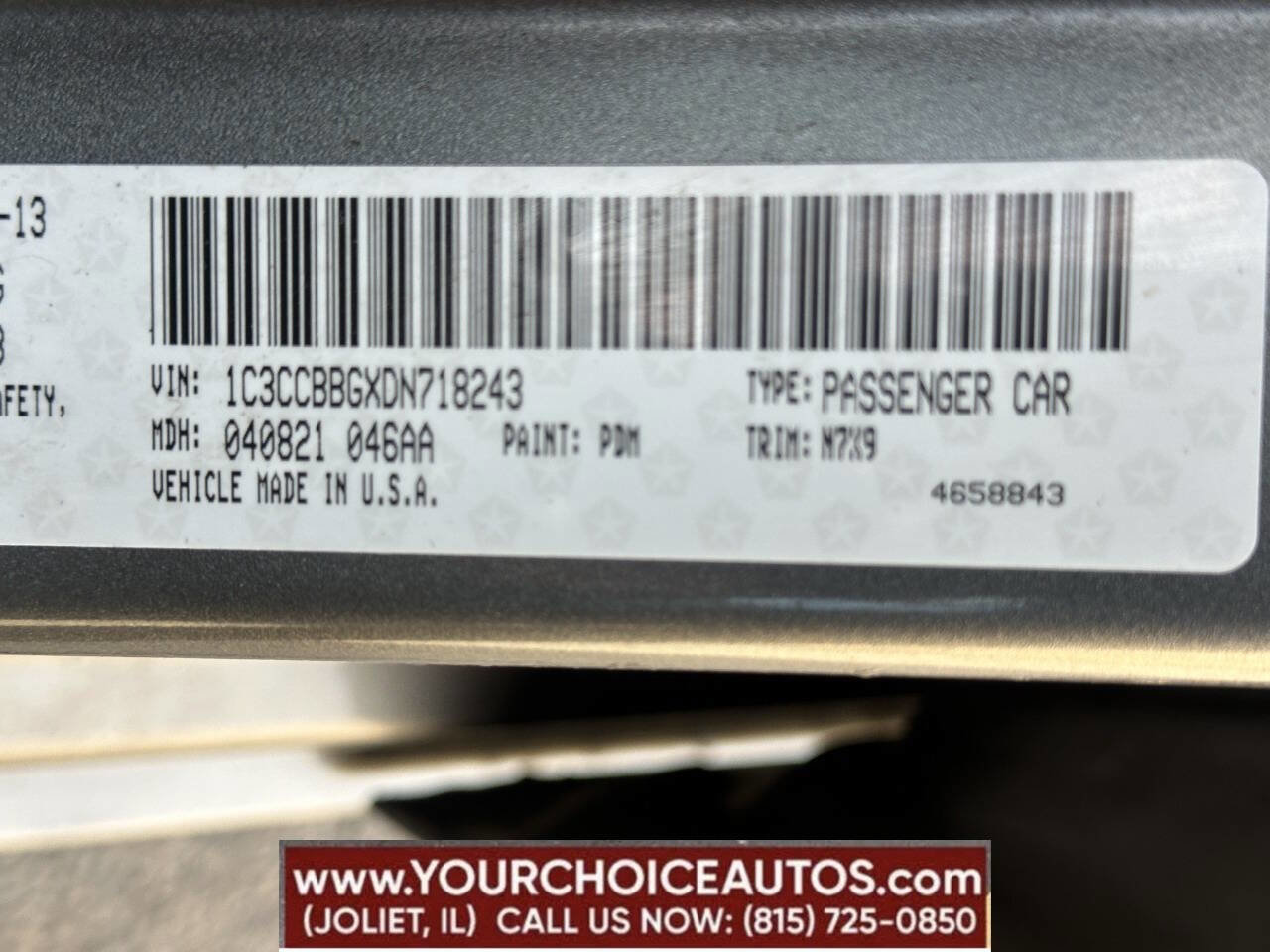 Used 2013 Chrysler 200 Touring w/ S Exterior Appearance Pkg image 13