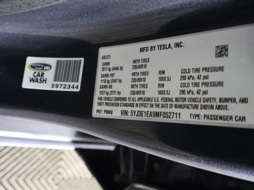 Used 2021 Tesla Model 3 Standard Range Plus RWD image 43