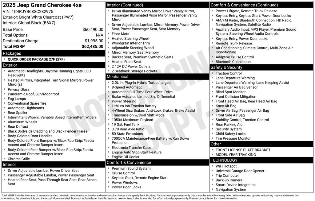 Used 2025 Jeep Grand Cherokee Limited 4xe image 16