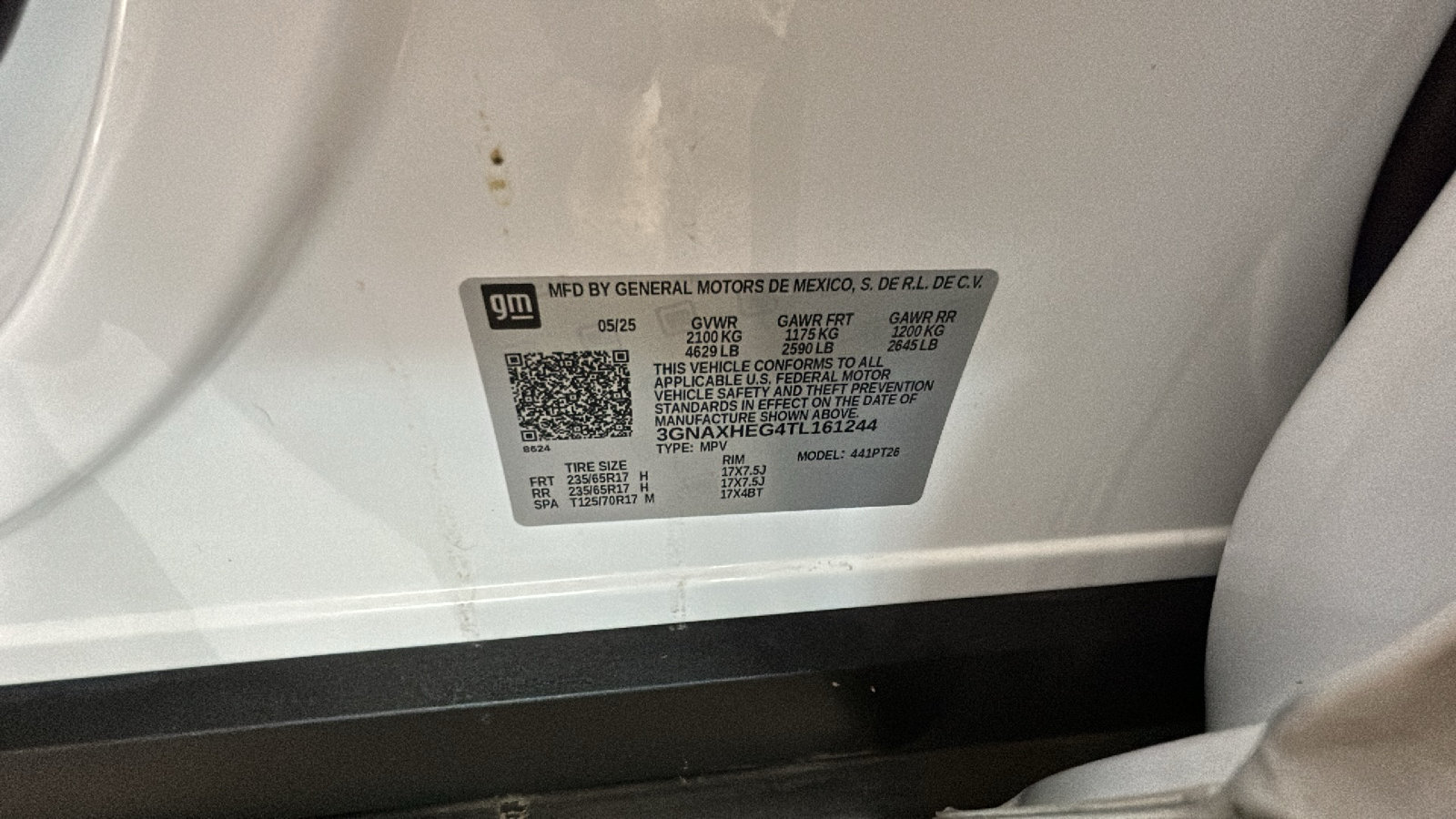 Used 2026 Chevrolet Equinox LT w/ LPO, Floor Liner Package FWD image 11