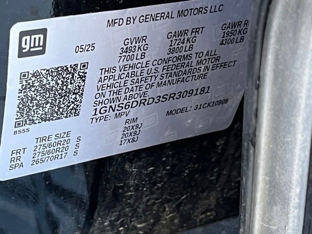 Used 2025 Chevrolet Suburban Z71 AWD/4WD image 32