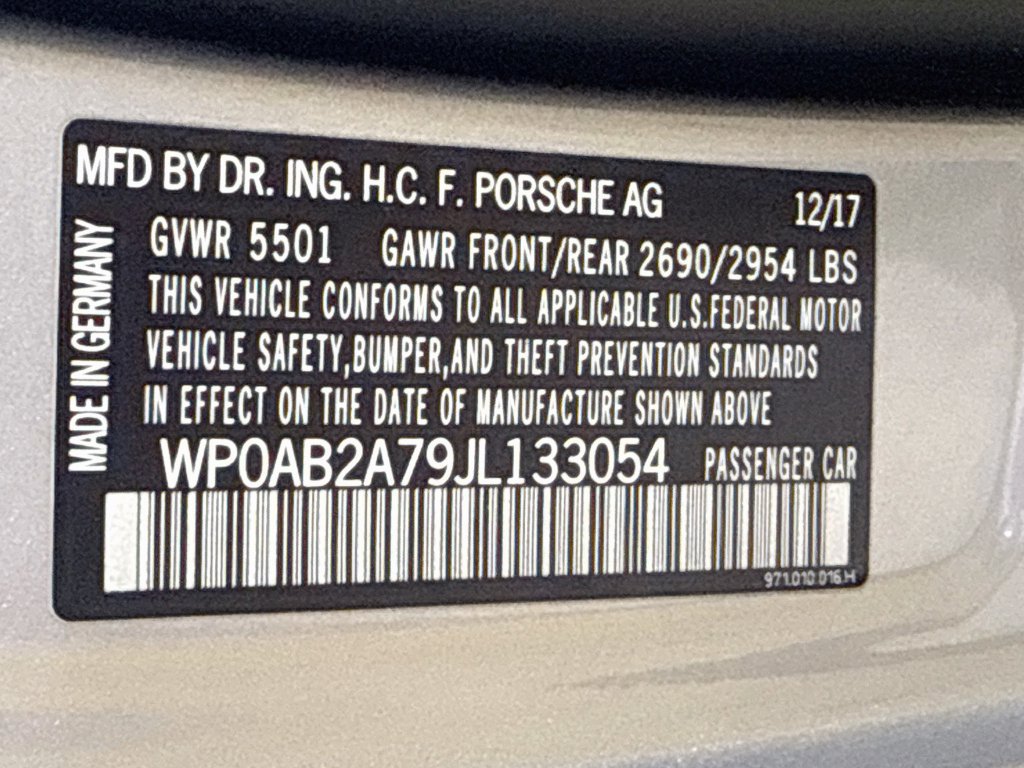 Used 2018 Porsche Panamera 4S w/ Premium Package Plus AWD/4WD image 34