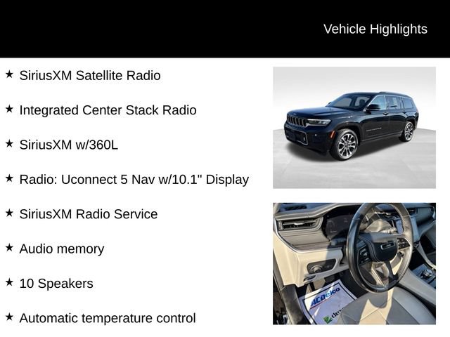 Used 2022 Jeep Grand Cherokee L Overland AWD/4WD image 15