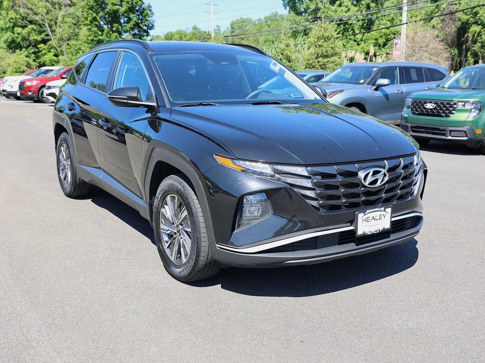 Used 2022 Hyundai Tucson Blue AWD/4WD image 1