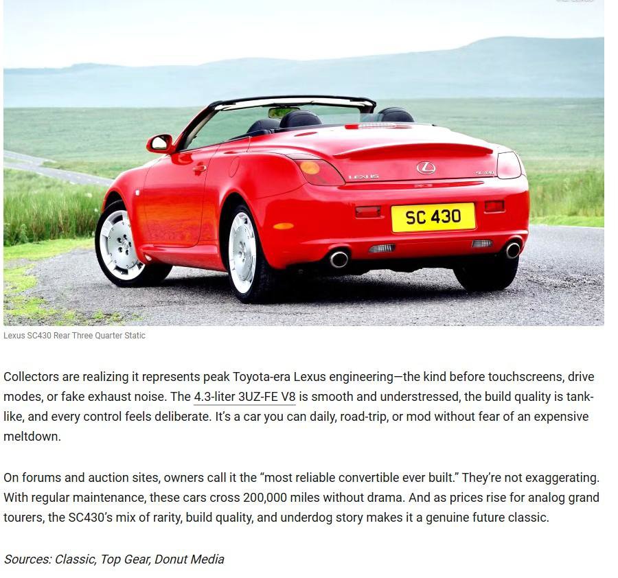 Used 2006 Lexus SC 430 Convertible image 70