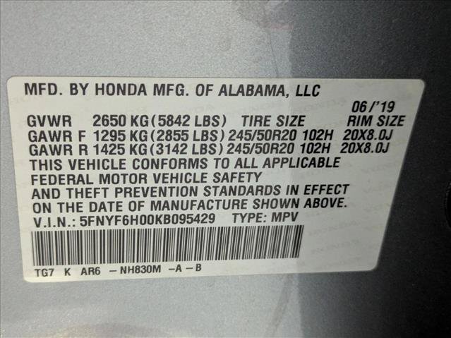 Used 2019 Honda Pilot Elite image 26