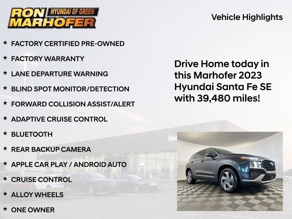 Certified 2023 Hyundai Santa Fe SE FWD image 16